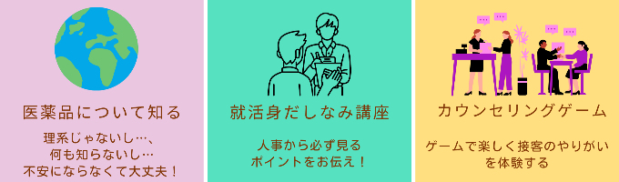 【東海エリアの方限定/対面】全国顧客満足度調査１位！満足度の秘密を体感する～カウンセリングゲーム～&就職活動直前！人事から見る身だしなみポイント面接編イベント