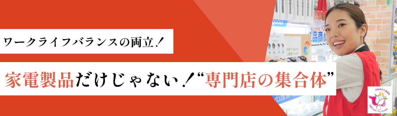 【内定最短2週間！｜元・店舗スタッフの採用担当登壇】家電量販店のイメージが変わる！専門店の集合体・ビックカメラが描く若手からの多彩なキャリアパスとは？イベント
