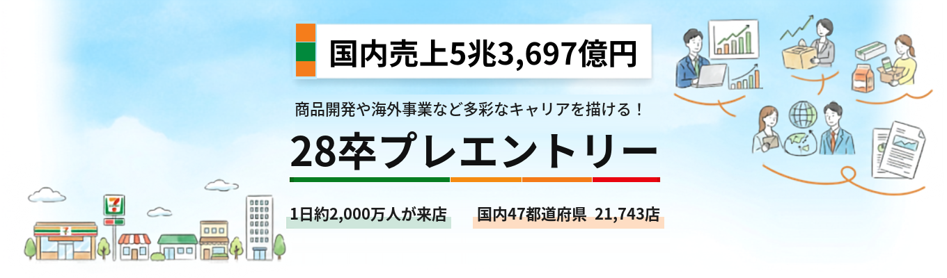 ◆国内売上5兆3,697億円◆商品開発や海外事業など多彩なキャリアを描ける！《28卒プレエントリー受付中》