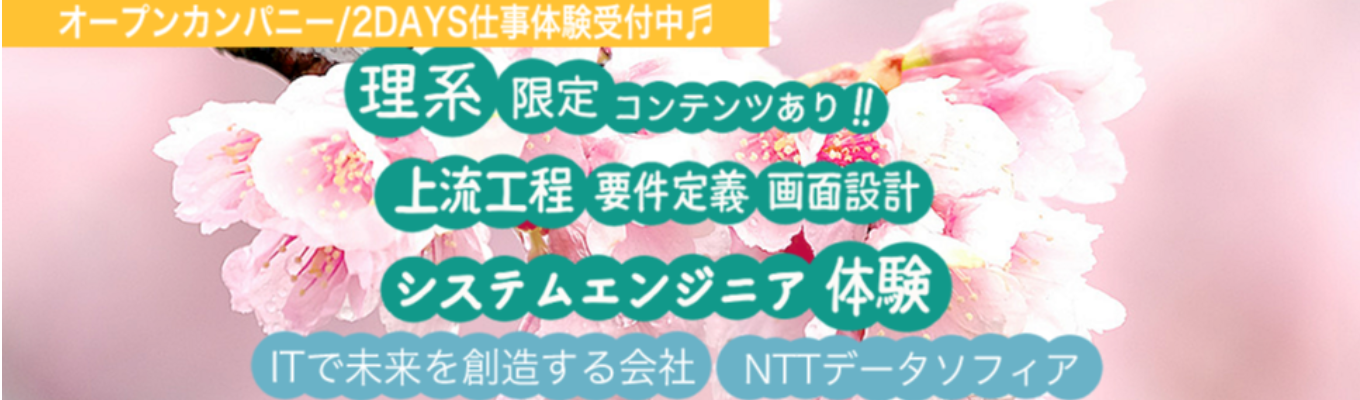 【理系出身先輩社員インタビューコンテンツ!】オープンカンパニー/仕事体験受付中!【WEB型/対面型の両方実施】※未経験歓迎 #社内勤務:100%のシステムエンジニア#転勤なし#勤務地東京!#客先常駐なし#在宅ワーク制度あり