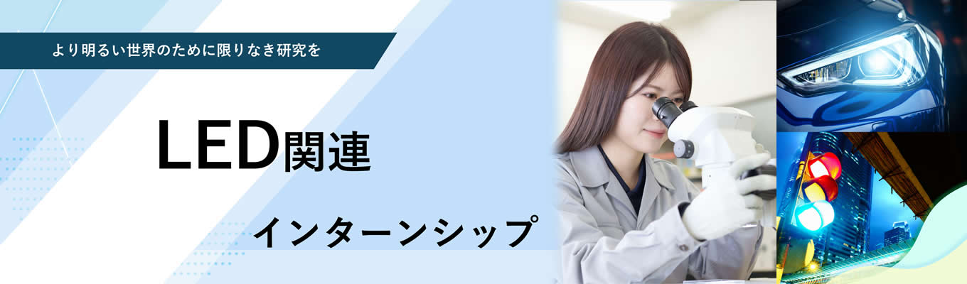 【11月徳島実地開催】LED_Chip開発/技術コース・LED開発コース/世界最先端の「ものつくり」現場を体験できる日亜化学工業のインターンシップ!