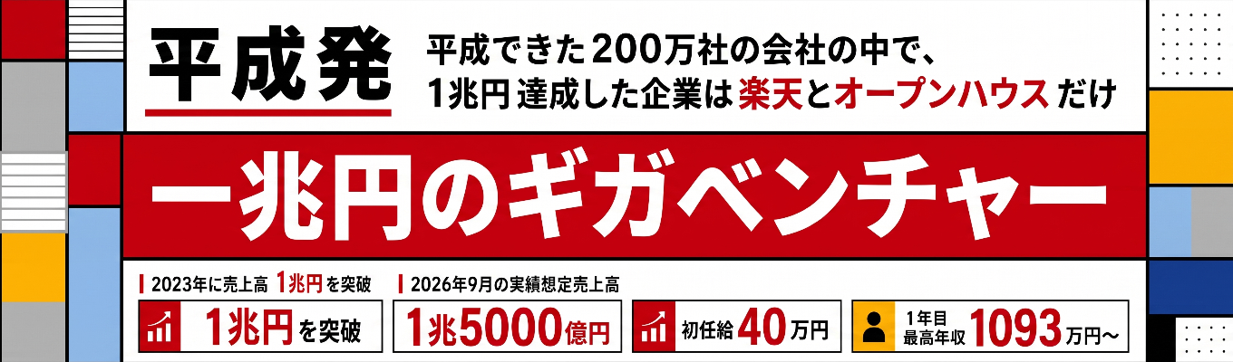 【本選考開始】ワンキャリア 就活人気企業ランキング【業界別編】「2位」の1兆円企業 | 圧倒的な裁量権と独り立ちの速さ | 初任給40万円 | 1年目最高年収1095万 | 入社3か月で新入社員の9割が契約 | 20代での成長環境 
