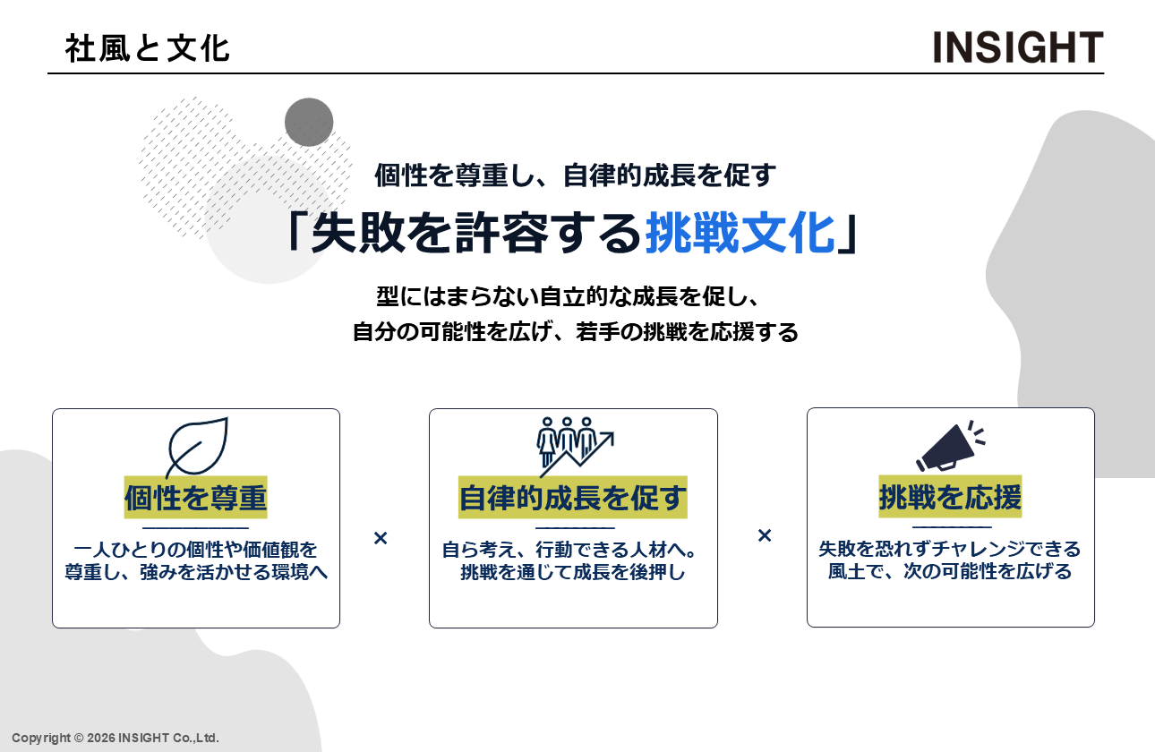 失敗を許容する挑戦文化