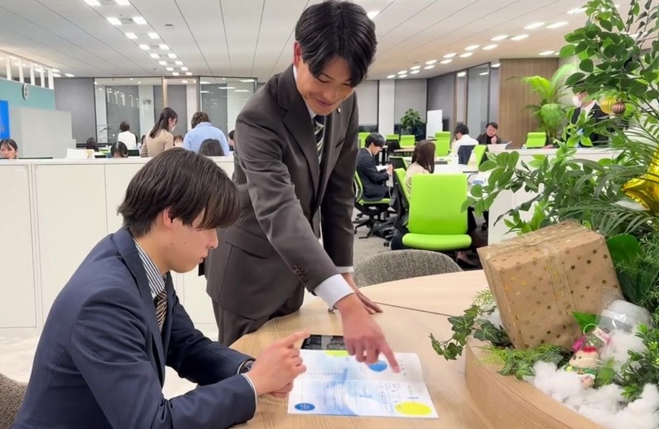 『分からないことをすぐに相談できる、安心のサポート体制』