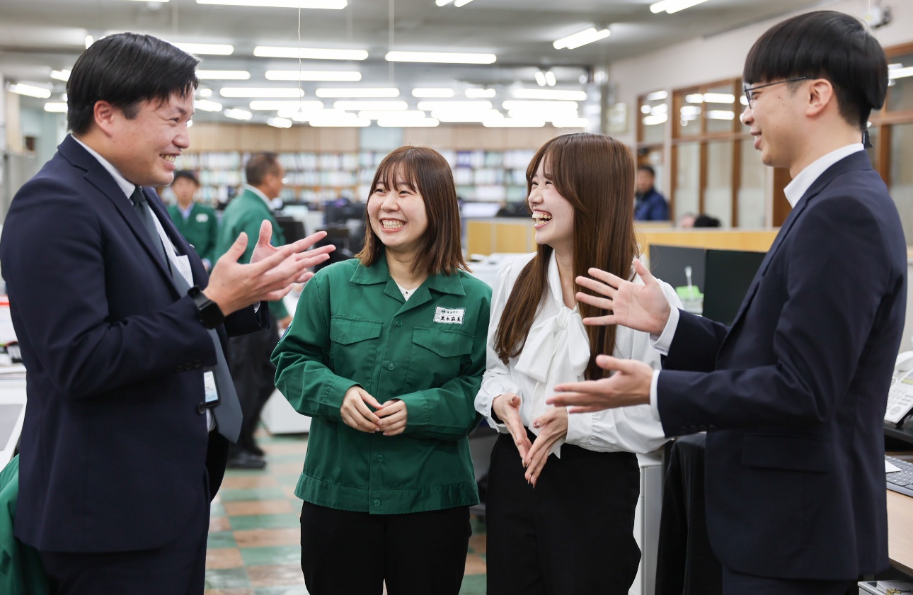 部署の垣根を超えた「横のつながり」が自慢です