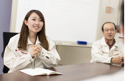 「会社の手厚い支援があるから、長く働ける」