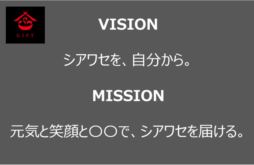 VISION ~シアワセを、自分から。~