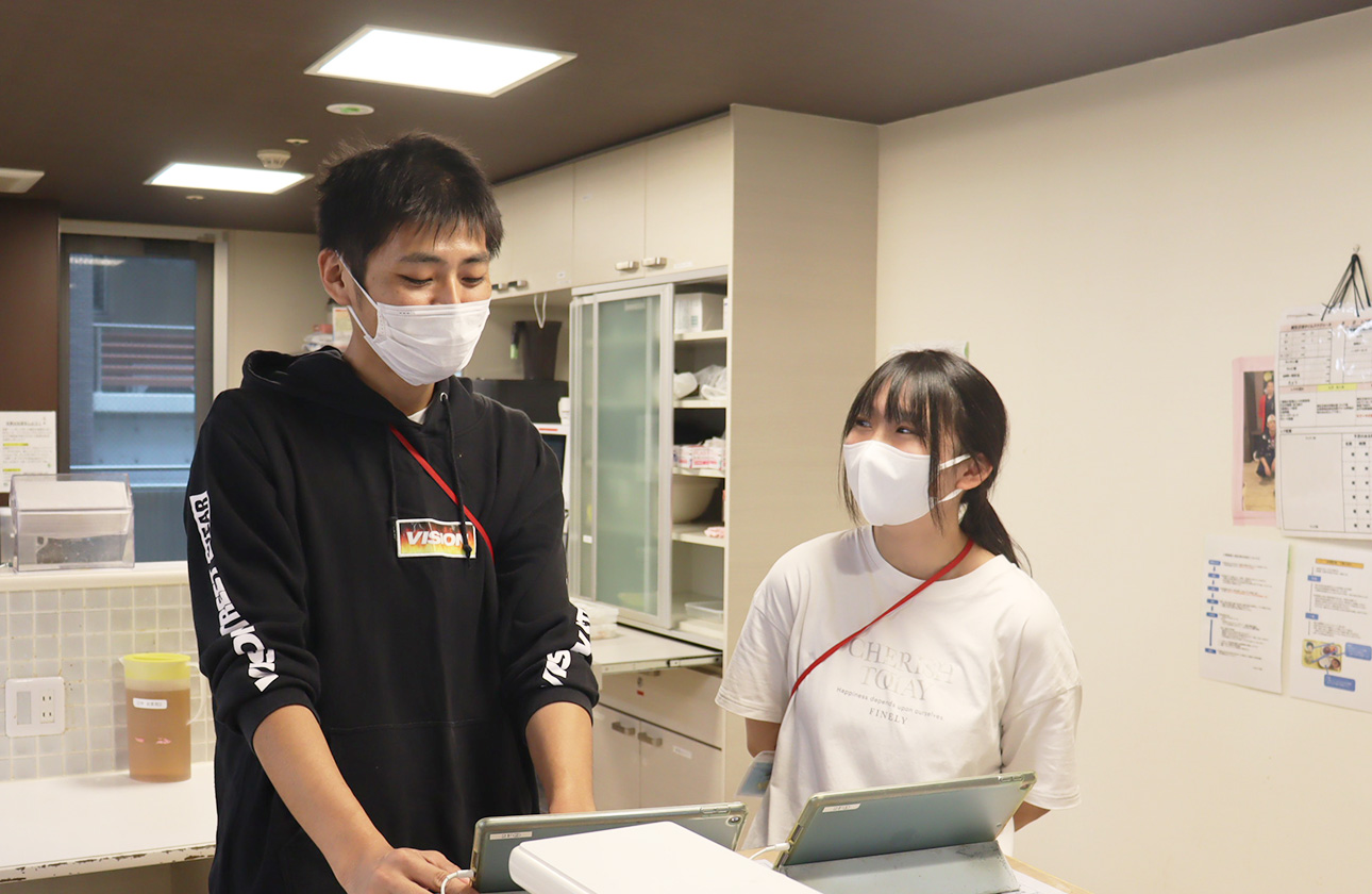 スタッフが一丸となり、サポートします。