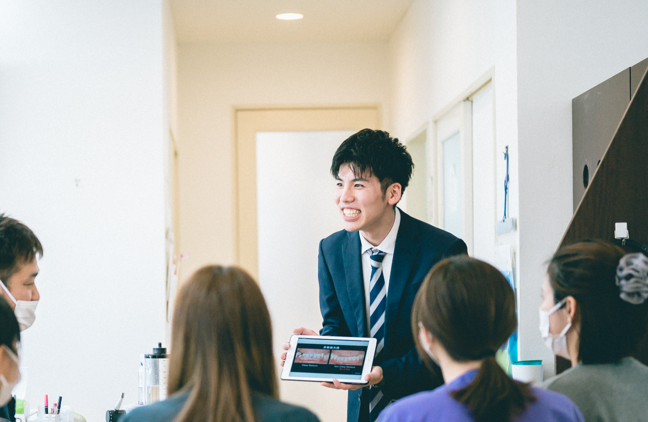 歯科技工物を通して、歯科医院・歯科大学、そして患者様へ貢献したい