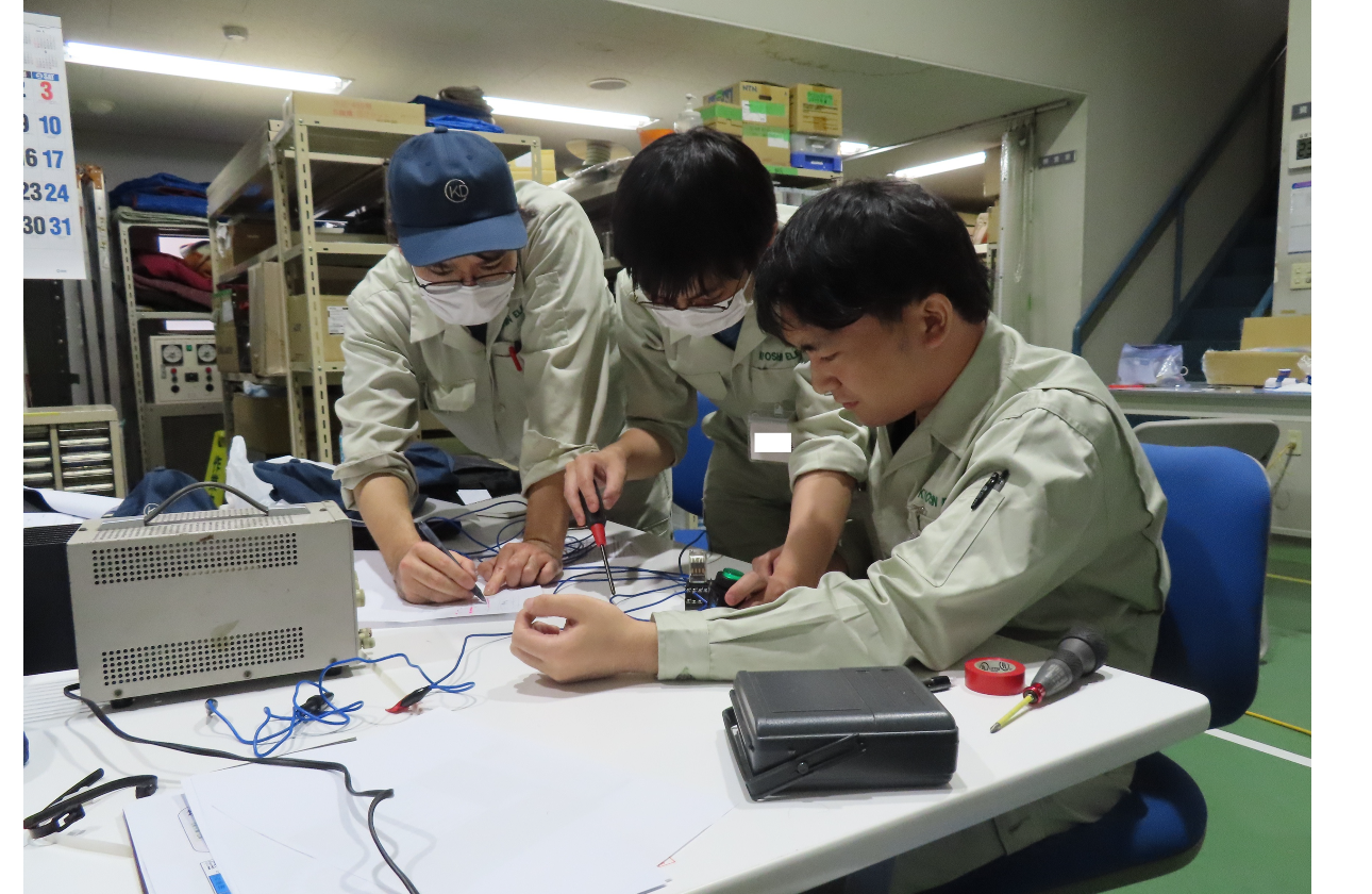 いろいろな装置や仕組みに好奇心、探求心を持って自ら学び、チャレンジしてください！