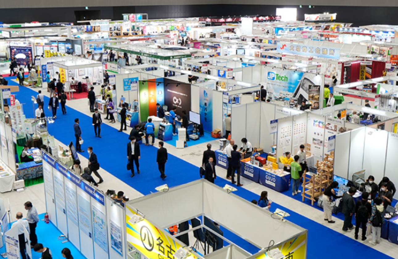 毎年多くのビジネスパーソンが集う、日本最大級の異業種交流展示会「メッセナゴヤ」。3日間で約50,000人が来場します。