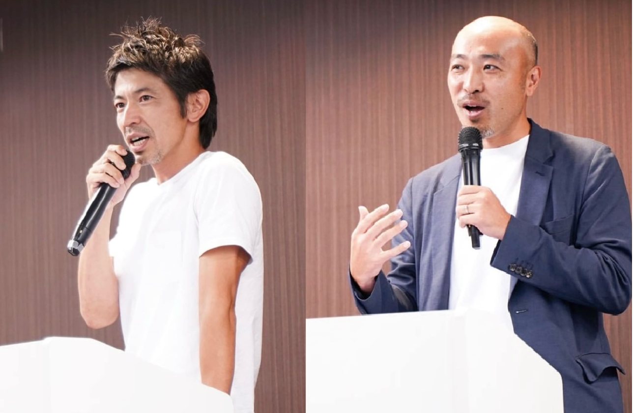 【珍しいダブル代表制の秘密!】弊社は完全イーブンのダブル代表制で、その秘訣をお話しします!(左:後藤、右:中村)