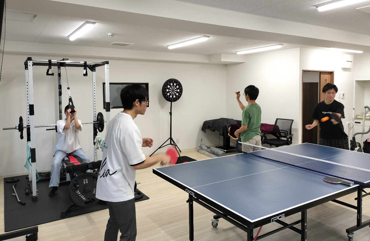 多目的ルーム（社員寮）風景