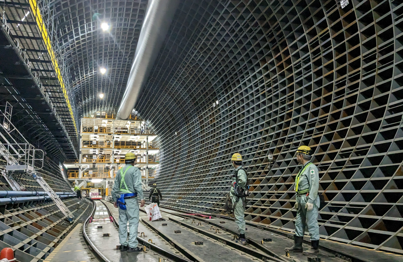 大綱建設では2027年世界最大（直径17ｍ）クラスの地下トンネルの施工を予定してます