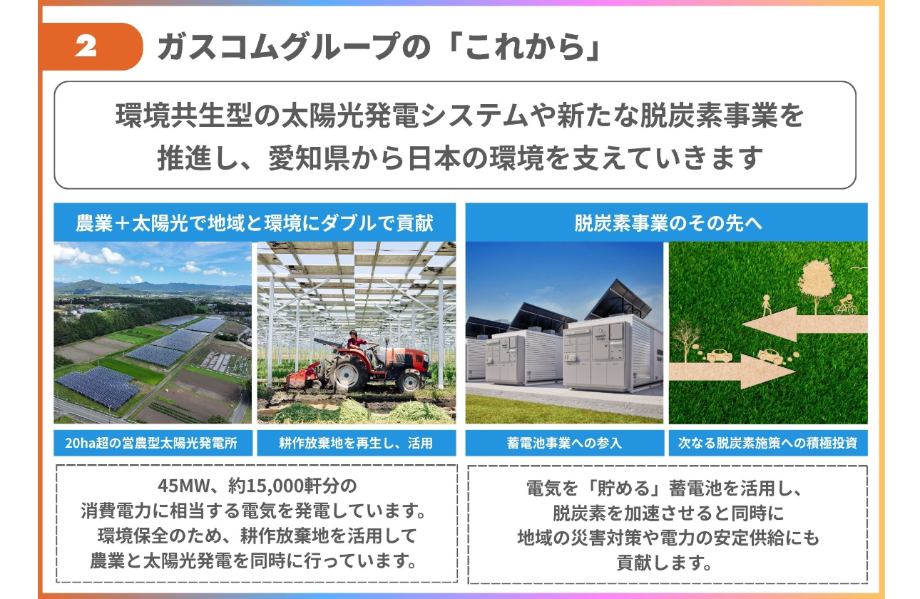 安定の上で、次のエネルギーを作る