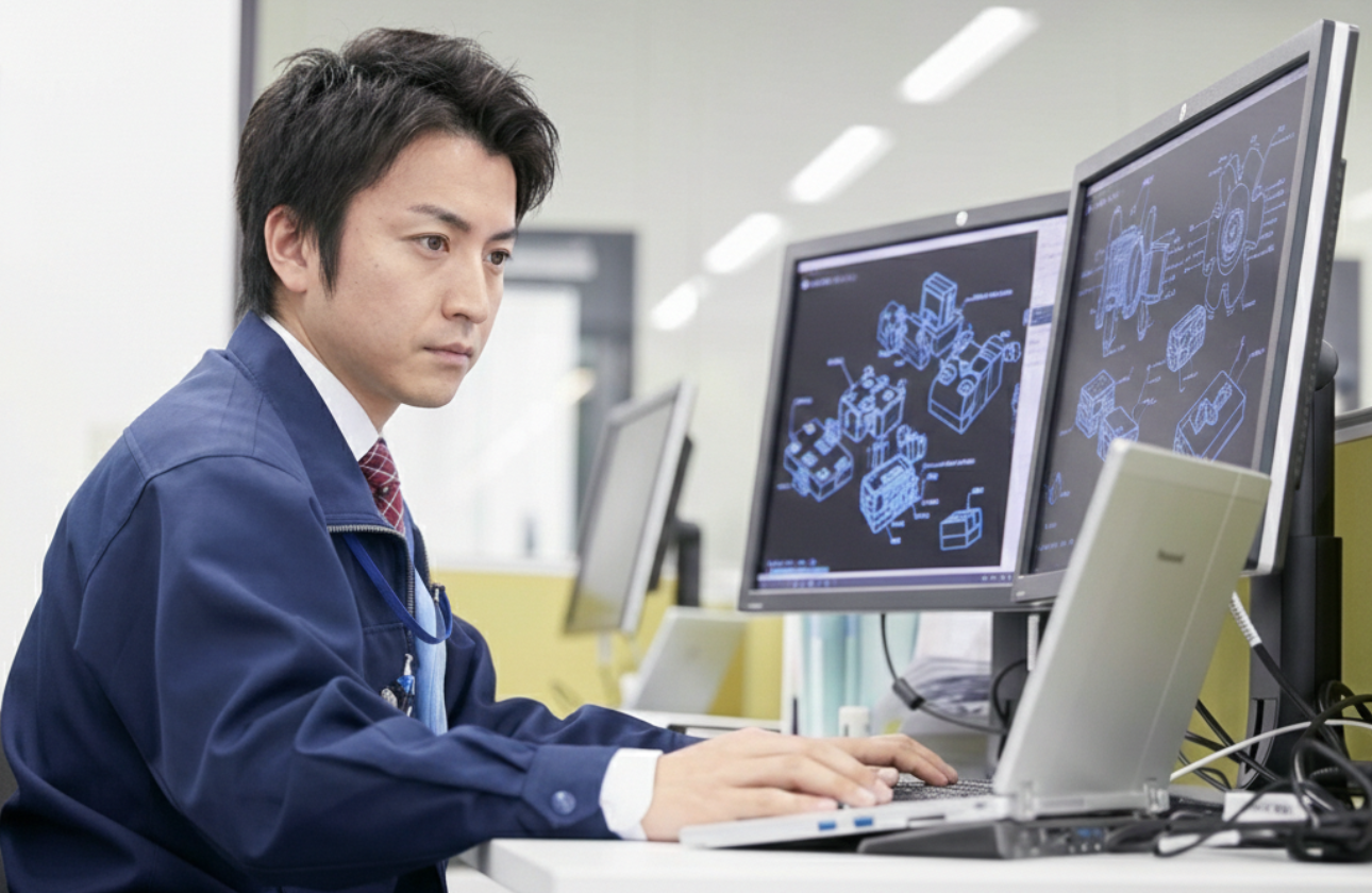 設計：　流体制御機器　（医療装置用）