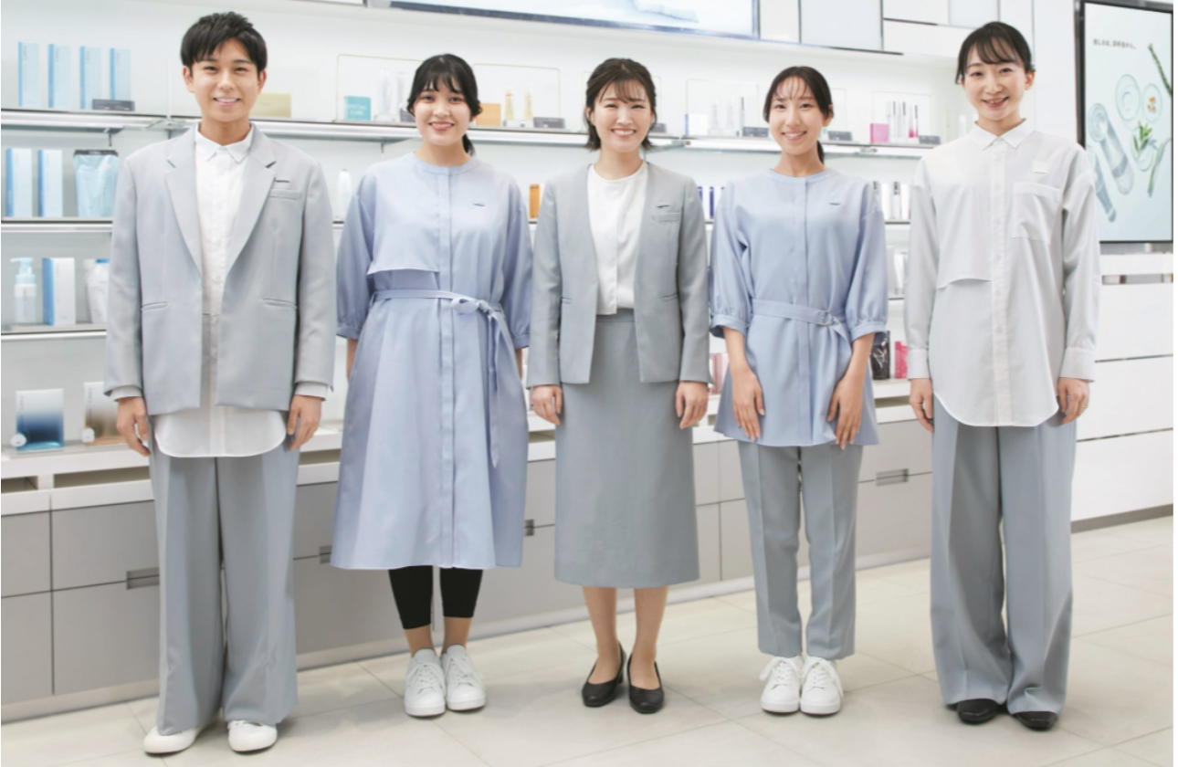 【ユニフォーム事業|事例紹介】FANCLの新制服の製作と使用済みとなった旧制服をアップサイクル