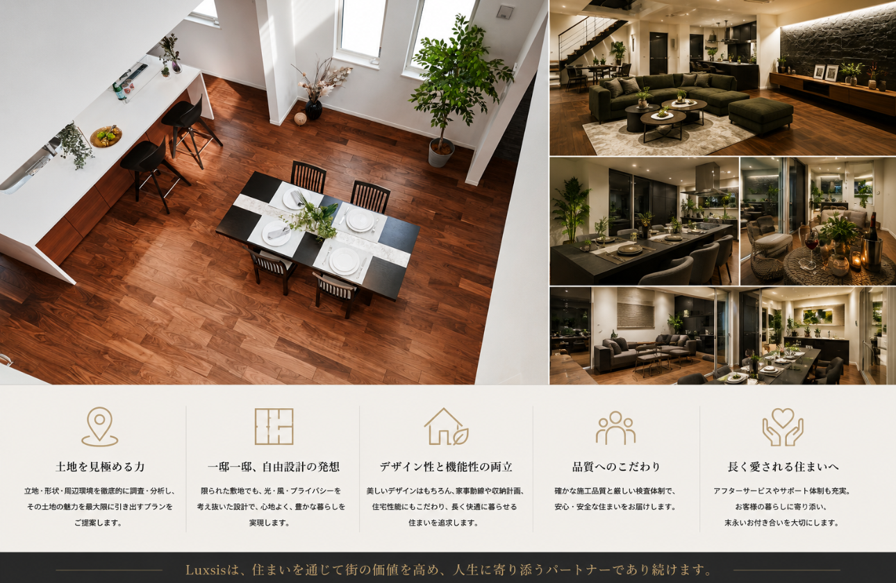 Luxsisが描く、新しい住まいの価値