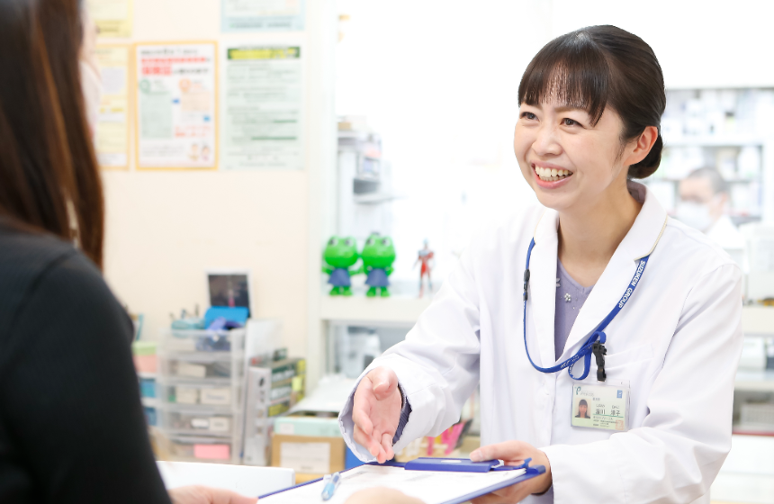 これからも地域の皆様に信頼される薬局作りを目指して あなたに今、私たちができること