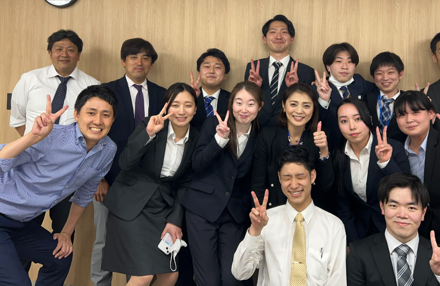 新入社員の懇親会の風景です。
他にもボーリング大会、スポーツ観戦など季節ごとにあらゆるイベントを行っています！