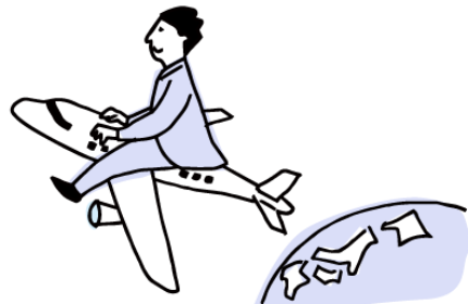 出張族です。