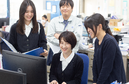 穏やかな雰囲気を感じられる、風通しの良い社風