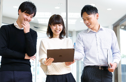 上司との距離も近い、風通しの良い会社です!