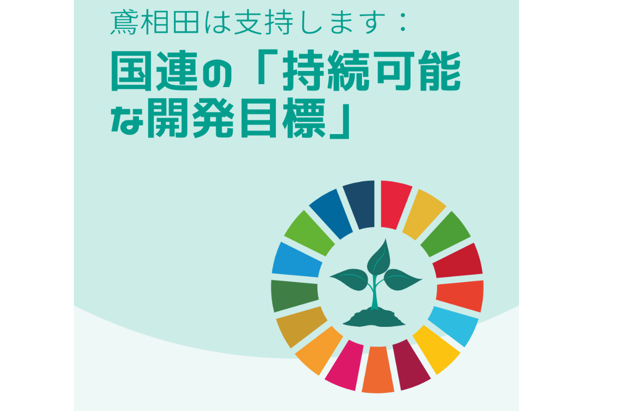 弊社は企業活動を通じて、SDGｓの実現に貢献いたします。