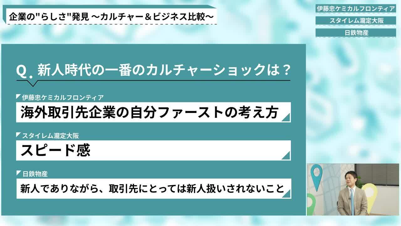 伊藤忠ケミカルフロンティア、スタイレム、日鉄物産 |「動画版業界地図」商社業界編のサムネイル