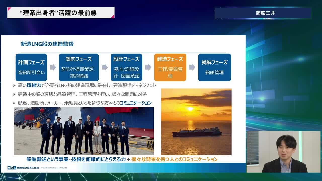 商船三井 | 理系キャリアDAY（2026年5月配信）のサムネイル