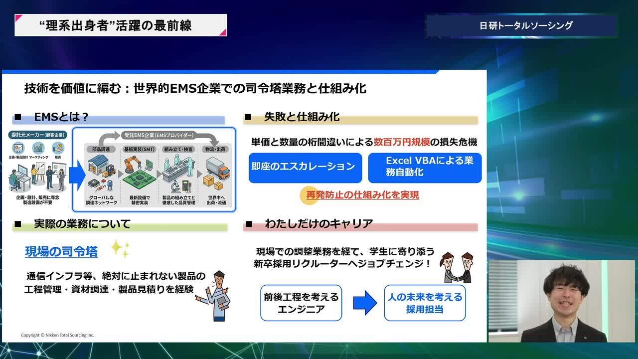 日研トータルソーシング | 理系キャリアDAY（2026年5月配信）のサムネイル